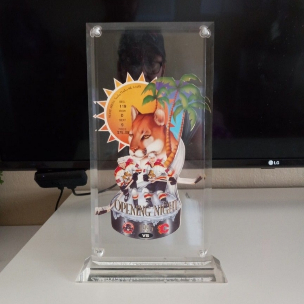 Florida Panthers open night ticket stub